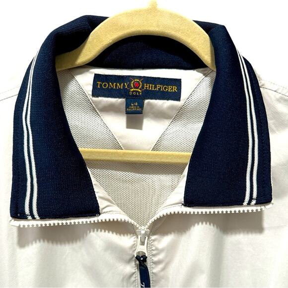Tommy Hilfiger Golf Poplin Zip Front Jacket Size L - Picture 4 of 10